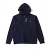 Sudadera con capucha de alta calidad para cruzar fronteras, modelo básico Paul Howard, bordado con logo de poni, chaqueta unisex con cremallera