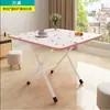 Mesa Dobrável, Mesa de Jantar Dobrável, Mesa de Estudo para Quarto de Dormitório, Mesa de Jantar Doméstica, Mesa para Exterior, Ampliada e Reforçada para Uso em Feiras