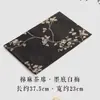 Novo Tapete de Chá em Tecido de Algodão e Linho Estilo Chinês, Almofada de Isolamento Térmico, Tapete de Mesa de Chá, Caminho de Mesa à Prova d'Água, Tapete para Bule