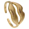 Anel de Aço Titânio Personalidade Moda Lábios Sexy Anel de Aço Inoxidável Versátil Toque de Alto Padrão Peça de Mão Banhada a Ouro 18K
