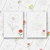 128 Diseños Florales Lineales Dibujados a Mano Bocetos Simples para Principiantes sin Experiencia Previa, Colección de Pegatinas, Materiales de Alta Definición para Bricolaje