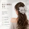 Accesorios para el Cabello con Lazo de Puntos Elegante Estilo Francés Pinza Retro para Sujetar el Cabello a Mitad Pinza de Cabello de Alta Calidad Pinza para la Parte Posterior de la Cabeza de Mujer Pinza tipo Poncho