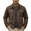Transfronteiriço Outono 2026 Shein Amazon Moda Masculina Streetwear 3D Jaqueta Simples Requer Conversão de Código