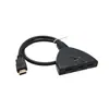 Venda direta da fábrica HDMI chaveador de três vias 4K2K chaveador de alta definição pigtail conversor três em um para um