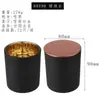 Taza de vidrio electrochapado para vela DIY hecha a mano casera recipiente para vela de aromaterapia de cera de soja Portavelas decoración taza vacía venta al por mayor