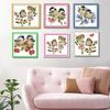 Los fabricantes envían Llamada de amor de Punto de Cruz para dos pájaros sala de estar dormitorio pintura decorativa pequeña material DIY venta al por mayor