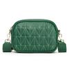 WESTAL Nuevo Bolso Cruzado para Mujer de Piel de Vacuno de Primera Capa, Bolso de Hombro de Cuero Genuino a la Moda para Combinar con Todo, Bolso Cuadrado Pequeño con Banda Ancha para Mujer