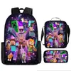 Mochila de Tendencia Transfronteriza Mochila de Puntadas Retro Europea y Americana Bolsa Escolar Bolsa para Primer Grado Cuarto Grado Bolsa