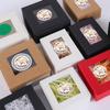 500 pegatinas/rollos explosiones transfronterizas pegatinas de sello de agradecimiento bronceado pegatinas de etiqueta de agradecimiento letras flor pegatinas de regalo