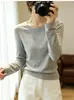 ¡Calentando~ Súper suave y esponjoso! Camiseta de Manga Larga con Cuello Redondo de Felpa Fina Cepillada para Mujer Otoño/Invierno 26 Estilo Nuevo H100601