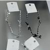 Collar de Lazo Estilo Coreano Temperamento Combinable de Alta Gama Collar de Cuerda de Cuero Súper Hada Perla Doble Cadena de Clavícula para Mujer