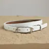 Cinto Feminino Versátil de Couro com Cintura Ajustável, Feito de Couro Bovino, Adequado para o Dia a Dia, Cor Vermelha, para Uso Diário, Exclusivo Cinto Feminino