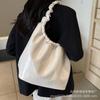 2026 Bolso Cubo Simple Plegado de Gran Capacidad para Viajes Diarios, Bolso Tote de Hombro Único a la Moda Retro