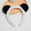 Diadema de Felpa con Cabeza para Lavado de Cara para Mujer, Adorno para el Cabello Nuevo de Dibujos Animados Lindo, Mascarilla de Lavado de Cara, Diadema, Diadema Antideslizante, Accesorios para el Cabello
