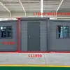 Exportação Transfronteiriça de Casas Contêiner Expansíveis de Dupla Asa, Casas Contêiner Dobráveis e Casas Contêiner Modulares Expansíveis para Empreiteiros de Engenharia