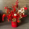 Set de Decoración de Cubo de Bendición de Año Nuevo, Hortensia de Fruta de la Fortuna, Decoración de Cubo de Bendición para Sala de Estar Regalo, Esencial para Venta al por Mayor