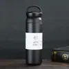 Estilo Harajuku Japonês Alça de Aço Inoxidável 304 Elemento Copo Térmico Camada Dupla a Vácuo Atacado Transfronteiriço Caneca de Café Personalização