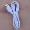 Cable de carga Android blanco de 1 m cable de carga USB humidificador cable de carga de lámpara de escritorio