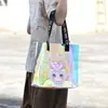 Bolso de Mano Láser de PVC Personalizado Ins Estilo Avanzado Color Mágico Bolsa de Gelatina Plástico Bolso de Regalo Colorido Personalizable