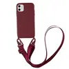 Para iphone16promax nueva funda para teléfono móvil 15 cuatro paquetes de silicona líquida 14 correa para el cuello 13 Apple 11 funda suave