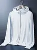 Ropa de Malla para el Sol de Verano para Hombre 2026, Secado Rápido, Delgada, Informal, Deportiva, Transpirable, Ropa con Capucha para Proteger del Sol para Hombre