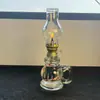 Faroles de Vidrio, Lámparas de Queroseno Antiguas Retro, Lámparas de Fuego de Aceite, Lámparas de Aceite Viejas Nostálgicas, Lámparas de Larga Duración para Adorar a Buda, Lámparas de Alcohol