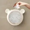 Caja de Almacenamiento de Film Plástico Desechable Modelo Nuevo Montada en la Pared Cocina Caja de Almacenamiento de Film Plástico sin Perforaciones