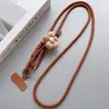 Corda Longa com Flor, Cordão para Celular Transversal, Tira para Montanhismo ao Ar Livre com Contas, Corrente para Pendurar Alto-falante Atacado