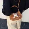 Bolsa Casual Fofa Nova para o Dia a Dia 2026 Moda Feminina Superfície Macia Estilo Coreano Design de Nicho Bolsa de Ombro Único Transversal Dumpling