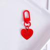Color Caramelo Amor Metal Llavero Colgante Color Corazón airpods Colgante Joyería Simple para Bolsa