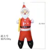 Muñeco Inflable de PVC de Papá Noel Retrato Familiar Adornos Navideños Accesorios de Decoración para Tienda de Centro Comercial Suministro Transfronterizo