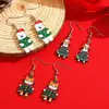 Pendientes de Navidad Europeos y Americanos Originales Lindos Animales Navideños Serie Festiva Extraña Pendientes Personalizados Pendientes de Dibujos Animados para Mujer