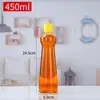Garrafa de vidro de óleo de gergelim com tampa meia jin por jin frasco de perfume à prova de vazamento rosca comercial cônica selada garrafa vazia de óleo de gergelim
