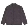 Cardigan de Punto a Cuadros de Lana de Alpaca Mezclada, Suelto y Versátil, Tendencia Color Puro, Chaqueta Suéter de Botones, Otoño e Invierno 2025