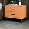 Mesa de cabeceira em laje de rocha, armário de armazenamento para quarto, madeira maciça, estilo minimalista moderno, luxo leve, pequeno armário de cabeceira para armazenamento