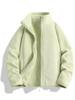 Chamarra de Polar con Cuello Alto, Chamarra Polar, Nuevo Cárdigan de Otoño e Invierno, Ropa Térmica de Cachemir, Logo Personalizado para Hombres y Mujeres