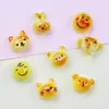 Pan de Animales Comida Juego Dibujos Animados Mini Accesorios de Resina Pegamento de Crema Papelería DIY Pegatina Pasador Funda de Teléfono Móvil Parche Lote