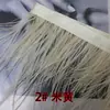 Tela de Plumas de Avestruz al por Mayor con Borde de Plumas de 8-10cm Tiras de Tela Accesorios para Ropa Faldas Decoración de Borlas DIY Materiales