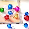 Sino para animais de estimação Colar para animais de estimação Sino Candy Color Colorido Cobre Sino Uma Palavra Sino 12mm