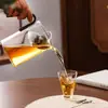 Taza Especializada para Infusión de Té para Mandarinas Verdes Pequeñas, Taza de Presentación de Vidrio de Borosilicato Alto con Filtro, Taza de Presentación Doméstica de Alto Valor Estético