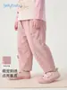 Pantalones de Algodón Puro para Niños Jellybaby 2026 Otoño Nuevos Pantalones Casuales para Bebé Pantalones para Niños Ropa de Otoño para Niñas