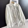 2026 Nuevo Modelo Camisa de Manga Larga de Tencel Bordado con Cuentas Cárdigan Delgado Protección Solar Camisa para Aire Acondicionado para Mujer Venta al por Mayor N3CT9620