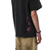 Jia Yiku 2026 Nueva Marca Americana de Moda Urbana Camiseta Base Camiseta de Marca Lavada Tendencia Algodón Puro Verano Manga Corta Hombre