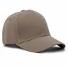 Gorra de béisbol color sólido visera clara Bordado estampado logo gorra con visera fábrica en stock al por mayor actividades al aire libre gorra publicitaria