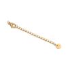Cadena extendida al por mayor de acero inoxidable de 18 quilates con letras de 5 cm, cadena de cola con cierre de langosta, juego de bricolaje, collar, pulsera, accesorios de joyería