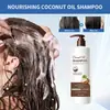 Venta Directa de Fábrica de la Serie Completa de Cuidado con Aceite de Coco en Inglés, Champú de Aceite de Coco, Gel de Ducha y Set de Cuidado del Cabello