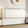 Cabecero de cama tapizado simple moderno madera maciza panel trasero de lujo ligero respaldo tecnológico de pie ultradelgado compra individual en stock artículo popular producto genuino