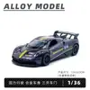 Simulación Transfronteriza Aleación Modelo de Coche Todoterreno Adornos Coche Deportivo Infantil Aleación Coche de Retracción Regalo para Niño