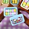 Accesorios de Resina DIY Caja Miniatura Macarons en Caja Casa de Muñecas Casa de Muñecas Mini Miniatura Comida Juguetes