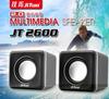 Jituo JT2600 alto-falante pequeno Mini Subwoofer alto-falante USB para notebook qualidade de som estéreo alto-falante pequeno